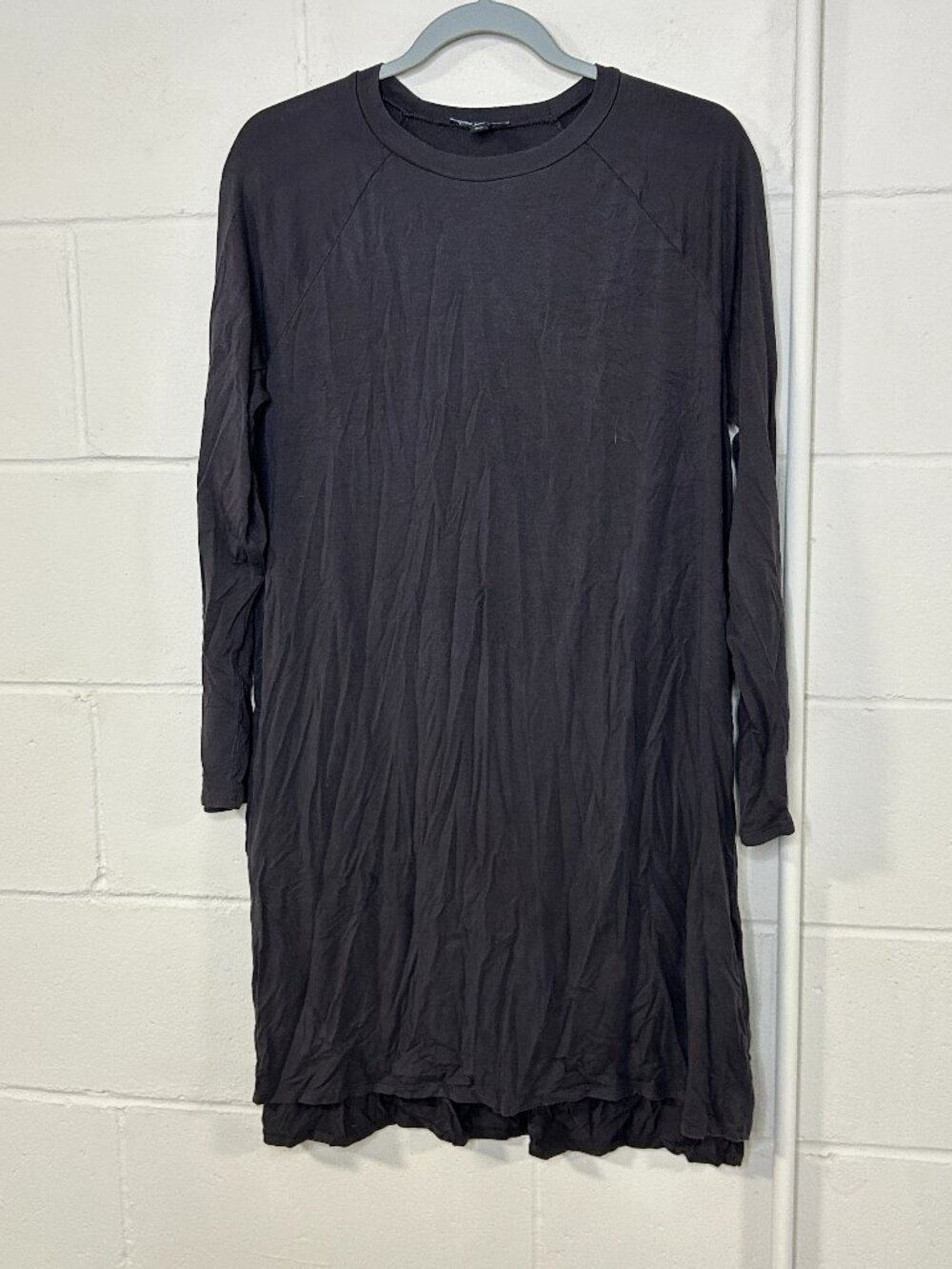 Eileen Fisher Dress Womens Medium Long Sleeve Stretchy Shift Mini Casual Layers